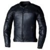 RST Hillberry 2 Leather Motorcycle Jacket - Black