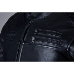 RST Hillberry 2 Leather Motorcycle Jacket - Black -Motorcycle Equipment Store 103157 blk 4 97669.1677068536