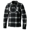 RST Men's Armoured Brushed Textile Motorcycle Shirt - Black/White Check -Motorcycle Equipment Store 103170 blk 1 44777.1706118498