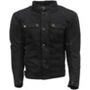 RICHA Scrambler II Men's Wax Cotton Motorcycle Jacket - Black -Motorcycle Equipment Store 18305 082 scrbl2 bk a 1 3 600 03189.1670062968