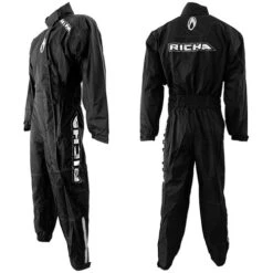 Richa Typhoon Rain Overall - Black -Motorcycle Equipment Store 22203 082 typh bk 01 b 1 3 600 10106.1688747946