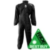 Richa Typhoon Rain Overall - Black -Motorcycle Equipment Store 22204 082 typh bk 01 1 3 600 05649.1688747945