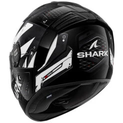 SHARK Spartan RS Motorcycle Helmet - Stingrey KWA Black/White -Motorcycle Equipment Store 22676 200 he8112e kwa b 1 3 600 97987.1669996828