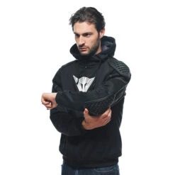 Dainese Daemon-X Armoured Motorcycle Hoodie - Black & White 948 -Motorcycle Equipment Store 22887 913 1735263948 c 1 3 600 57409.1705754471