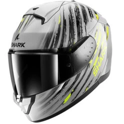 Shark Ridill 2 Motorcycle Helmet - Assya SAY Grey/Yellow/Black