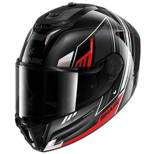 Shark Spartan RS Motorcycle Helmet - KIR Black/Red/Chrome 3 Shark Spartan RS Motorcycle Helmet - KIR Black/Red/Chrome