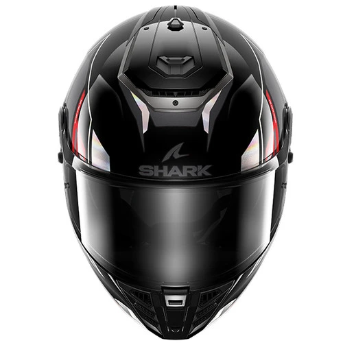 Shark Spartan RS Motorcycle Helmet - KIR Black/Red/Chrome 4 Shark Spartan RS Motorcycle Helmet - KIR Black/Red/Chrome - Image 2
