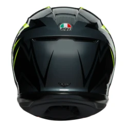 AGV K6 Motorcycle Helmet - Flash Grey/Black/Flo Yellow -Motorcycle Equipment Store 300620 gry 11 82925.1614341612
