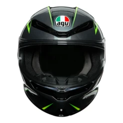AGV K6 Motorcycle Helmet - Flash Grey/Black/Flo Yellow -Motorcycle Equipment Store 300620 gry 13 99592.1614341555