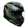 AGV K6 Motorcycle Helmet - Flash Grey/Black/Flo Yellow -Motorcycle Equipment Store 300620 gry 8 24493.1614341625