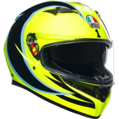 AGV K3 Motorcycle Helmet Full Face - Rossi Winter Test Phillip Island 2005 ECE 22.06