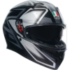 AGV K3 Motorcycle Helmet Full Face - Matte Black/Grey Compound ECE 22.06 -Motorcycle Equipment Store 300743 m.blk 1 71413.1677833310
