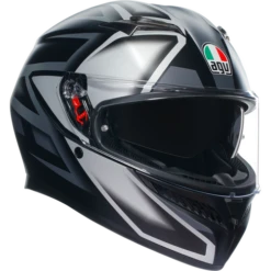 AGV K3 Motorcycle Helmet Full Face - Matte Black/Grey Compound ECE 22.06