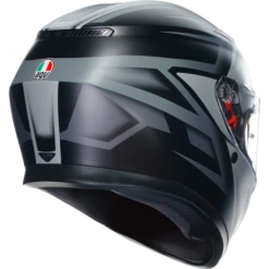 AGV K3 Motorcycle Helmet Full Face - Matte Black/Grey Compound ECE 22.06 -Motorcycle Equipment Store 300743 m.blk 5 05545.1677833310