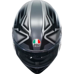AGV K3 Motorcycle Helmet Full Face - Matte Black/Grey Compound ECE 22.06 -Motorcycle Equipment Store 300743 m.blk 6 88235.1677833310