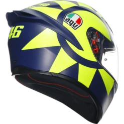 AGV K1-S Soleluna 2018 Replica Full Face Motorcycle Helmet - Indigo/Yellow ECE 22.06 -Motorcycle Equipment Store 300751 rep 6 34201.1675960326