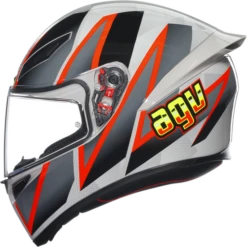 AGV K1-S Blipper Full Face Motorcycle Helmet - Grey/Red ECE 22.06 -Motorcycle Equipment Store 300763 gry 4 92793.1675877180