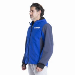 Genuine Yamaha Men's Paddock Blue Softshell Rwan Armoured Riding Hoodie/Jacket -Motorcycle Equipment Store A24 JJ102 E0 0L 24 PB riding softshell men Rwan Studio 002 11496.1700059470