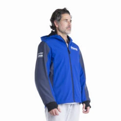 Genuine Yamaha Men's Paddock Blue Softshell Rwan Armoured Riding Hoodie/Jacket -Motorcycle Equipment Store A24 JJ102 E0 0L 24 PB riding softshell men Rwan Studio 003 98672.1700059470