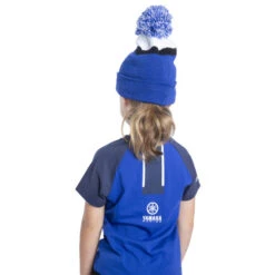 Genuine Yamaha Street Wear Kids' Belovo Bobble Beanie Hat -Motorcycle Equipment Store B24 FH410 E1 00 24 PB beanie pompom kids Belovo Studio 002 59994.1699635933