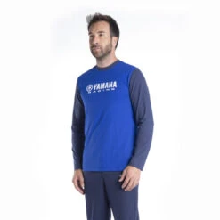 Genuine Yamaha Paddock Blue Men's Long-Sleeve Ama T-Shirt 9 Genuine Yamaha Paddock Blue Men's Long-Sleeve Ama T-Shirt -Motorcycle Equipment Store B24 FP121 E0 0L 24 PB long sleeve men Ama Studio 002 25435.1699461639
