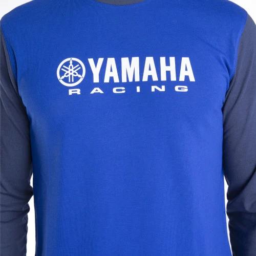 Genuine Yamaha Paddock Blue Men's Long-Sleeve Ama T-Shirt 7 Genuine Yamaha Paddock Blue Men's Long-Sleeve Ama T-Shirt - Image 5