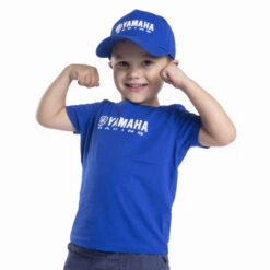 Genuine Yamaha Paddock Blue Essentials Kids' Bruge T-Shirt 7 Genuine Yamaha Paddock Blue Essentials Kids' Bruge T-Shirt -Motorcycle Equipment Store B24 FT412 E0 16 Paddock Blue Essential Tshirt Kids Studio 002 40210.1699719617