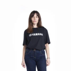 Genuine Yamaha Paddock Blue Unisex Cant Short-Sleeve T-Shirt - Black -Motorcycle Equipment Store B24 PB011 B0 0L 24 PB unisex black T shirt Studio 003 11929.1699464925