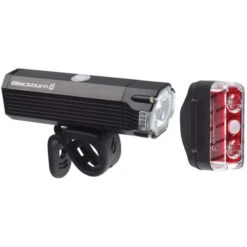 Blackburn Dayblazer 550 Front + 65 Rear Light Combo Set For Cycling & E-Bikes