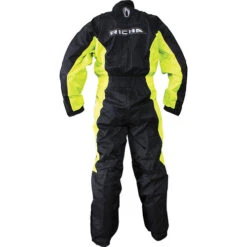 Richa Typhoon Rain Overall - Black/Fluo -Motorcycle Equipment Store CTYHRS2 30186.1642689253