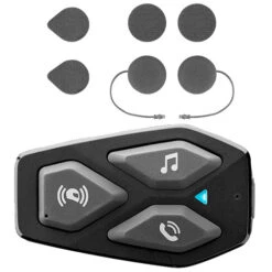 Interphone U-COM 3 Motorcycle Bluetooth Intercom With 40mm HD Speakers
