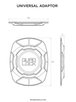 QUAD LOCK Universal Adhesive Mount 11 QUAD LOCK Universal Adhesive Mount -Motorcycle Equipment Store FQLCM 5 24493.1649863309