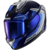 Shark Skwal I3 Motorcycle Helmet RHAD - Blue/Chrome/Silver -Motorcycle Equipment Store HE0820EBUS SHARK HELMETS SKWAL I3 RHAD BLUE CHROM SILVER ps 01 52478.1692975859