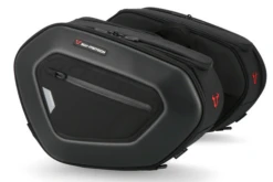 SW Motech Pro Blaze High Saddlebags Pair 1680D In Ballistic Nylon - Black