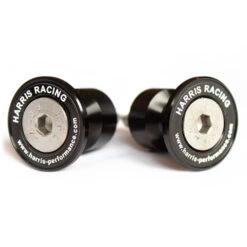 Pair Harris Paddock Stand Cotton Reel/Bobbins 6mm - Most Yamahas, Triumphs, & Aprilias -Motorcycle Equipment Store Harris Bobbin Black 2 86075.1553960023