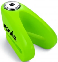 KOVIX KVZ 14mm Motorcycle Disc Lock - Flo Green