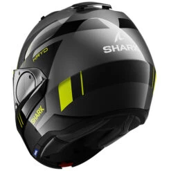 Shark Evo-ES Modular Flip Motorcycle Helmet - KRYD AKY Black/Grey/Flo Yellow 13 Shark Evo-ES Modular Flip Motorcycle Helmet - KRYD AKY Black/Grey/Flo Yellow -Motorcycle Equipment Store Kryd2 57989.1669915480