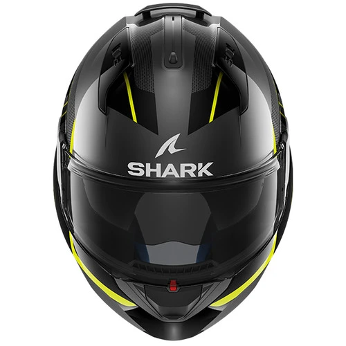 Shark Evo-ES Modular Flip Motorcycle Helmet - KRYD AKY Black/Grey/Flo Yellow 6 Shark Evo-ES Modular Flip Motorcycle Helmet - KRYD AKY Black/Grey/Flo Yellow - Image 4