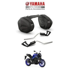 Genuine Yamaha MT-03 (2016 Onwards) Soft Side Pannier Bag Luggage Kit