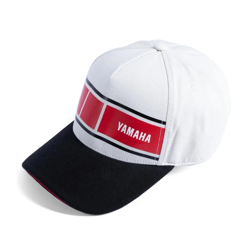 Genuine Yamaha Race Heritage Adult Cap - Off-White 3 Genuine Yamaha Race Heritage Adult Cap - Off-White
