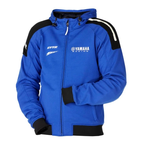 Genuine Yamaha Paddock Blue 'Kigali' Men's Riding Hoodie 4 Genuine Yamaha Paddock Blue 'Kigali' Men's Riding Hoodie - Image 2