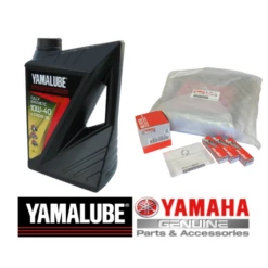 Genuine Yamaha Service Kit For MT-09, XSR900, & Tracer 900 Up To 2020 - Yamalube Fully-Synthetic Oil/Oil & Air Filters/Plugs/Washer
