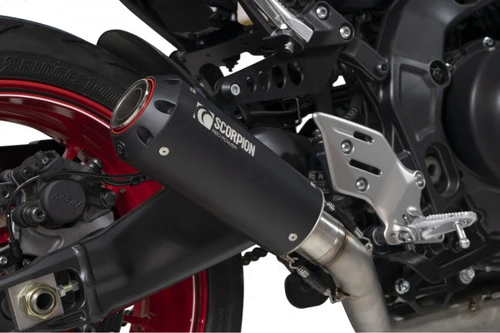 Scorpion Red Power Black Ceramic Full System For Yamaha MT-09 & SP 2021-23 4 Scorpion Red Power Black Ceramic Full System For Yamaha MT-09 & SP 2021-23 - Image 2