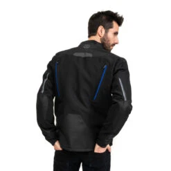 Genuine Yamaha MT Paz Men's Textile Jacket Black/Blue - Made By IXON -Motorcycle Equipment Store Paz Black Blue 5 91282.1635344826