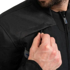 Genuine Yamaha MT Paz Men's Textile Jacket Black/Blue - Made By IXON -Motorcycle Equipment Store Paz Black Blue 6 82782.1635344832