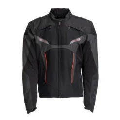 Genuine Yamaha MT Paz Men's Textile Jacket Black/Orange - Made By IXON
