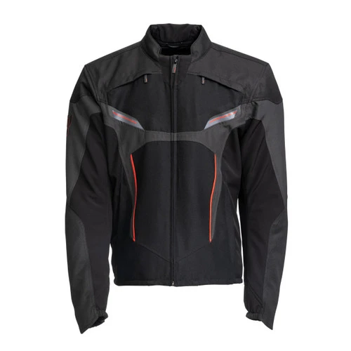 Genuine Yamaha MT Paz Men's Textile Jacket Black/Orange - Made By IXON 3 Genuine Yamaha MT Paz Men's Textile Jacket Black/Orange - Made By IXON