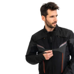 Genuine Yamaha MT Paz Men's Textile Jacket Black/Orange - Made By IXON 11 Genuine Yamaha MT Paz Men's Textile Jacket Black/Orange - Made By IXON -Motorcycle Equipment Store Paz Black Orange 4 19136.1635338826