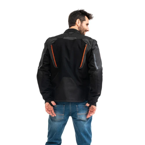 Genuine Yamaha MT Paz Men's Textile Jacket Black/Orange - Made By IXON 8 Genuine Yamaha MT Paz Men's Textile Jacket Black/Orange - Made By IXON - Image 6