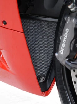 R&G Radiator Guard RAD0117BK Ducati Panigale 899 '13-, 959 '16-, 1199 '12-, 1299 '15- & Panigale V2 ’20- -Motorcycle Equipment Store RAD0117BK C 17450.1587118495